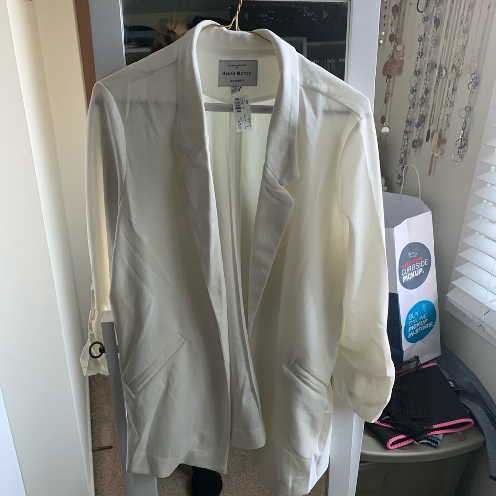 White blazer